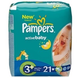 Pampers Active Baby 3+ (5-10 кг)