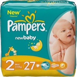 Pampers New Baby 2 (3-6 кг)