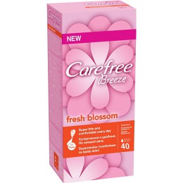 Carefree салфетки "Blossom" ежедневные ароматизированные, 40 шт