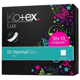 Kotex Прокладки ежедневные "Lux Normal Deo"