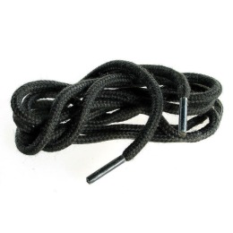 Kaps шнурки круглые, вощенные, толстые, черные, 100 см