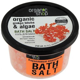 Organic Shop соль для ванны "Коралловые водоросли", 250 мл
