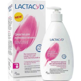 Lactacyd ежедневное средство для интимной гигиены "Плюс" для чувствительной кожи, 200 мл
