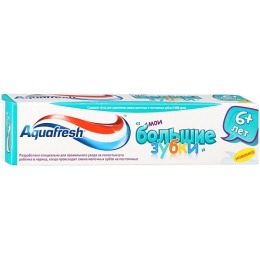 Aquafresh зубная паста "Мои большие зубки" 6+ лет, 50 мл