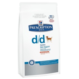 Hill's корм для собак аллергиков "Prescription diet" d/d лосось/рис