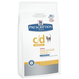 Hill's корм для кошек уролитиазированных "Prescription diet" c/d с рыбой