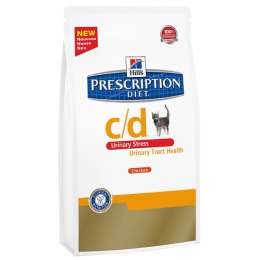 Hill's корм для кошек "Prescription diet" c/d  при стрессе