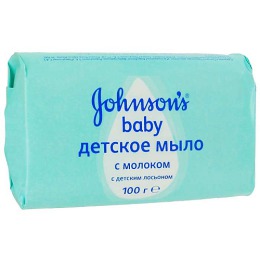 Johnson`s baby мыло "С экстрактом натурального молочка", 100 г