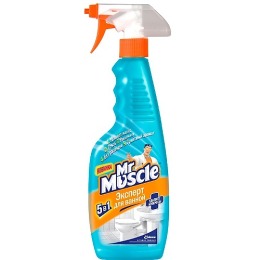 Мистер Мускул чистящее и моющее средство для ванной "Эксперт для ванной" 5 в 1, с распылителем