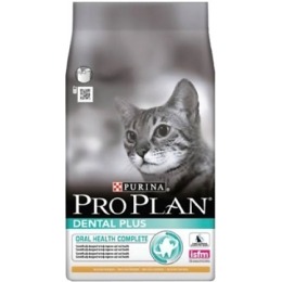 Pro Plan корм для кошек "Dental plus" курица, 3 кг