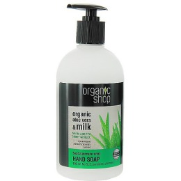 Organic Shop мыло жидкое "Барбадосское алоэ", 500 мл