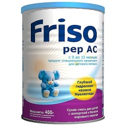 Friso молочная смесь "Фрисопеп АС" 0-12 месяцев, 400 г