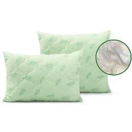 Мягкий сон подушка "Бамбук" в чемодане, рисунок веточка, 70*70 см