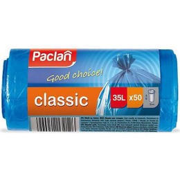 Paclan мешки для мусора "Classic", синие, 35 л., 50 шт,