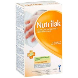 Nutrilak молочная смесь "Адаптационная 1" с 0-12 месяцев, 400 г