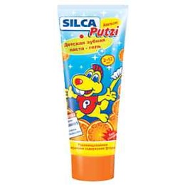 Silca зубная паста "Putzi. Апельсин", 75 мл