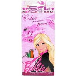 Barbie карандаши, 12 цветов
