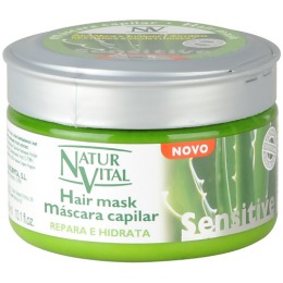 Naturvital Маска для волос "Sensitive" с экстрактом алоэ вера и можжевельника, 300 мл"