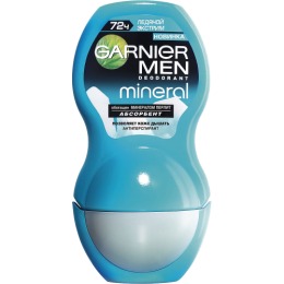 Garnier дезодорант "Ледяной экстрим" ролик, мужской, 50 мл
