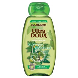 Garnier шампунь "Ultra Doux. Сила 5 растений" укрепляющий, для всех типов волос