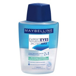 Maybelline средство для снятия водостойкого макияжа "2 в 1", 125 мл