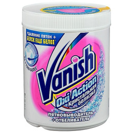 Vanish пятновыводитель "Oxi Action. Кристальная белизна" отбеливатель для белых тканей