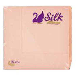 Silk Sense салфетки сервировочные декор, красные, 40 шт