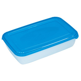 Plast Team емкость для хранения пищевых продуктов "Рolar" голубая, прямоугольная