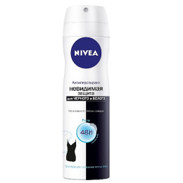 Nivea дезодорант "Невидимая защита. Clear" для черного и белого, спрей