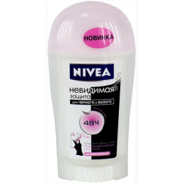 Nivea дезодорант "Невидимая защита. Clear" для черного и белого, стик