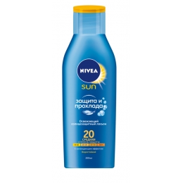 Nivea Sun лосьон освежающий солнцезащитный "Защита и прохлада" сзф 20