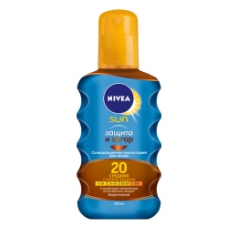 Nivea Sun масло-спрей солнцезащитное для загара "Защита и загар" сзф 20