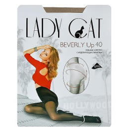 Lady Cat колготки женские "Beverly Up 40" телесные