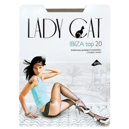 Lady Cat колготки женские "ibiza top 20" телесные
