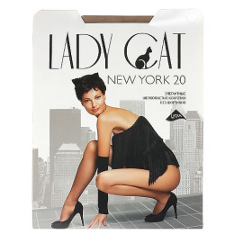 Lady Cat колготки женские "New York 20" телесные