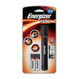 Energizer фонарь "X-Focus" + батарейка алкалиновая пальчиковая