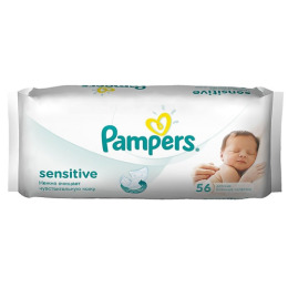 Pampers салфетки детские влажные "Sensitive" сменный блок