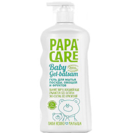 Papa Care гель для мытья детской посуды с помпой