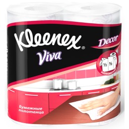 Kleenex полотенца кухонные "Вива Декор"