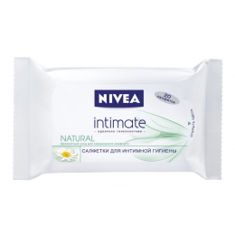 Nivea салфетки "Intimo Natural "Деликатный уход" для интимной гигиены, 20 шт
