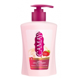 Camay жидкое мыло "Creme and Strawberry"