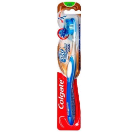 Colgate зубная щетка "360 Всесторонняя чистка", средняя жесткость, 1 шт
