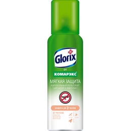 Glorix средство репеллентное для детей и взрослых в аэрозольной упаковке