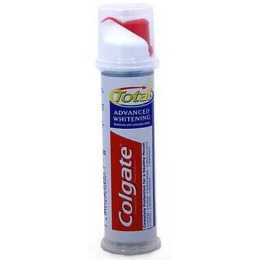 Colgate зубная паста "Total Advanced Whiteing" с дозатором, 100 мл