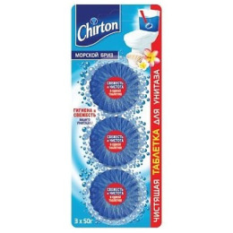 Chirton чистящие таблетки для унитаза "Морской бриз"