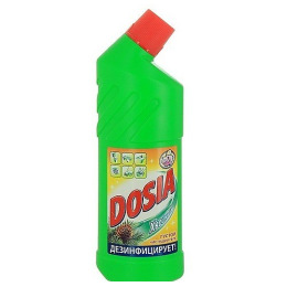 Dosia гель средство чистящее "Хвоя" с дезенфицирующим и отбеливающим эффектом