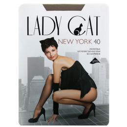 Lady Cat колготки "New York 40" телесные