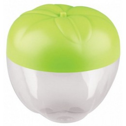 Бытпласт контейнер для хранения продуктов 0.8 л в форме яблока с рисунком