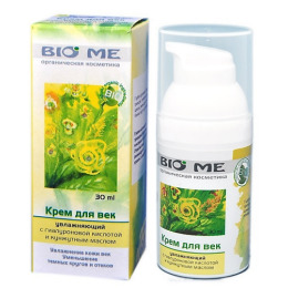 Bio Me крем для век увлажняющий с гиалуроновой кислотой и кунжутным маслом