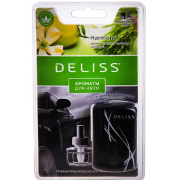 Deliss автомобильный ароматизатор комплект "Harmony" аромат цитрона, вербены, олеандра